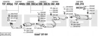 Система выпуска ОГ BOSAL купить