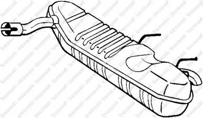 Глушитель выхлопных газов конечный BOSAL купить