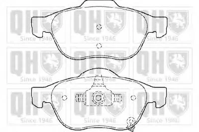 Комплект тормозных колодок, дисковый тормоз QUINTON HAZELL купить