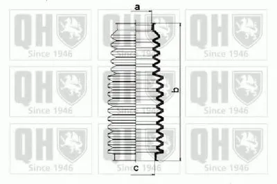 Комплект пылника, рулевое управление QUINTON HAZELL купить