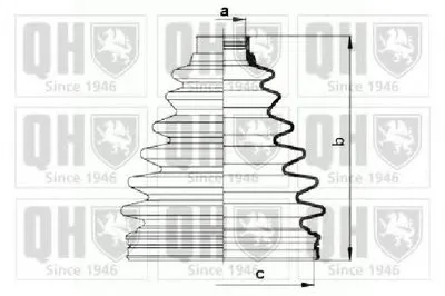 Комплект пылника, приводной вал QUINTON HAZELL купить