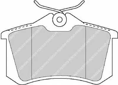 Комплект тормозных колодок, дисковый тормоз PREMIER FERODO купить