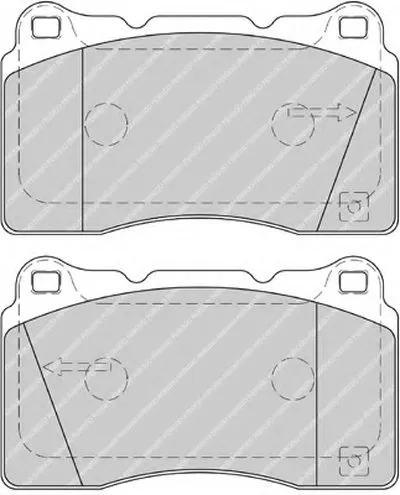 Комплект тормозных колодок, дисковый тормоз PREMIER FERODO купить