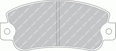 Комплект тормозных колодок, дисковый тормоз PREMIER FERODO купить