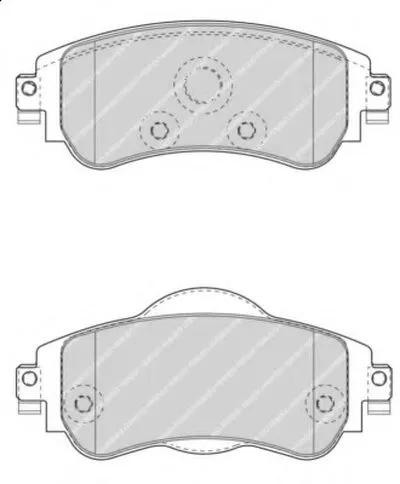Комплект тормозных колодок, дисковый тормоз PREMIER FERODO купить