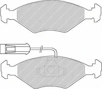 Комплект тормозных колодок, дисковый тормоз PREMIER FERODO купить