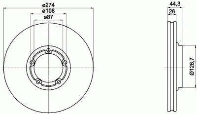 Тормозной диск MINTEX купить