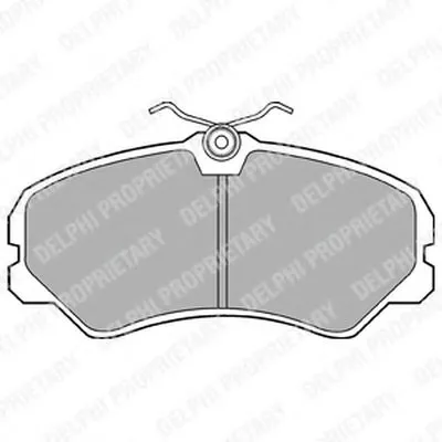Комплект тормозных колодок, дисковый тормоз DELPHI купить