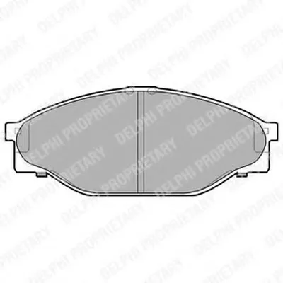 Комплект тормозных колодок, дисковый тормоз DELPHI купить