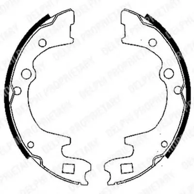 Комплект тормозных колодок DELPHI купить