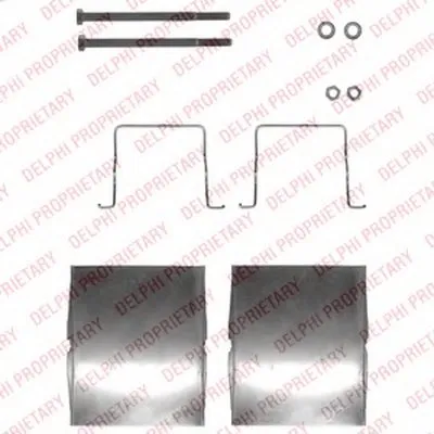Комплектующие, колодки дискового тормоза DELPHI купить