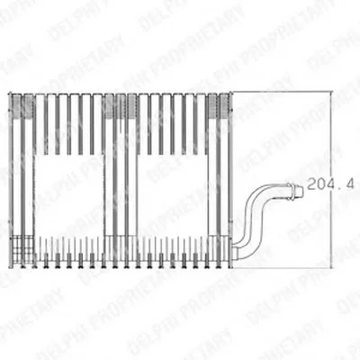 Испаритель, кондиционер DELPHI купить