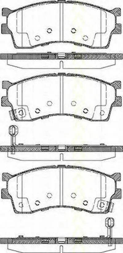 Комплект тормозных колодок, дисковый тормоз TRISCAN купить