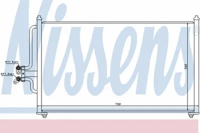 Конденсатор, кондиционер NISSENS купить