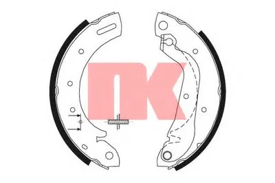 Комплект тормозных колодок NK купить