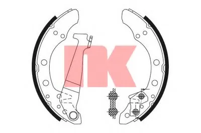 Комплект тормозных колодок NK купить