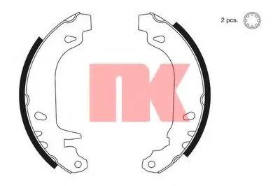 Комплект тормозных колодок NK купить
