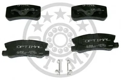 Комплект тормозных колодок, дисковый тормоз OPTIMAL купить