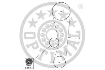Комплект ремня ГРМ OPTIMAL купить