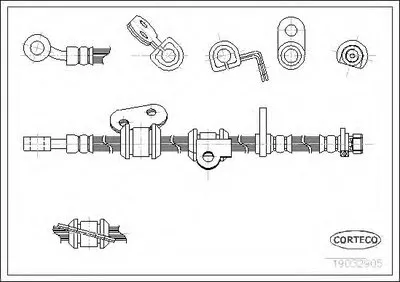 Тормозной шланг CORTECO купить