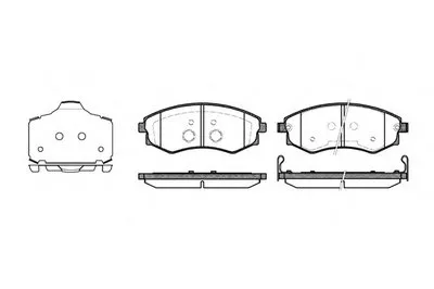 Комплект тормозных колодок, дисковый тормоз REMSA купить