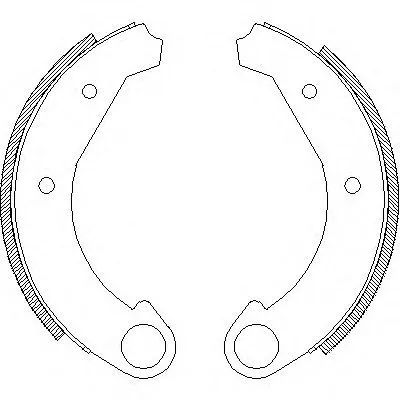 Комплект тормозных колодок REMSA купить