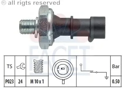 Выключатель с гидропроводом FACET купить