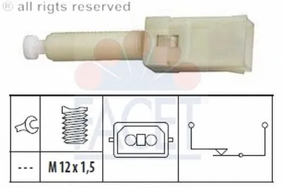 Выключатель фонаря сигнала торможения FACET купить
