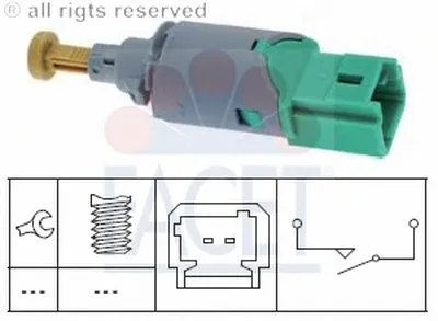 Выключатель фонаря сигнала торможения; Выключатель, привод сцепления (Tempomat) FACET купить