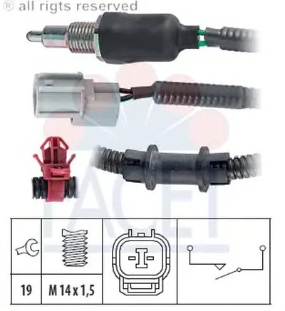 Выключатель, фара заднего хода FACET купить