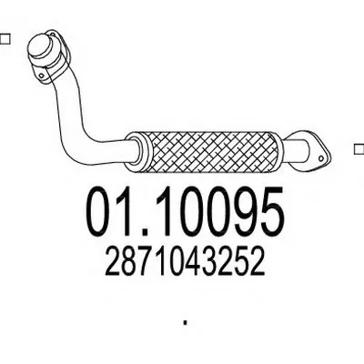 Труба выхлопного газа MTS купить