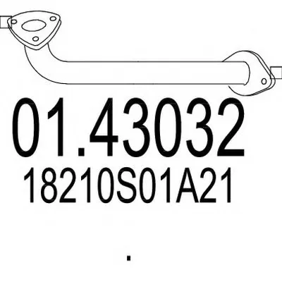 Труба выхлопного газа MTS купить