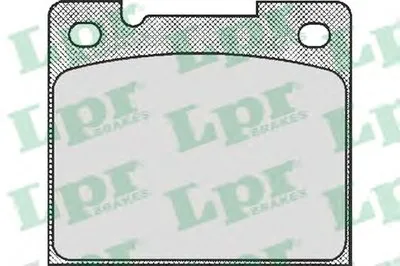 Комплект тормозных колодок, дисковый тормоз LPR купить