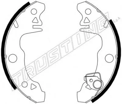 Комплект тормозных колодок TRUSTING купить