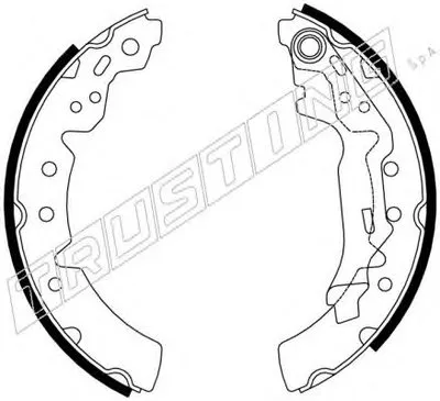 Комплект тормозных колодок TRUSTING купить