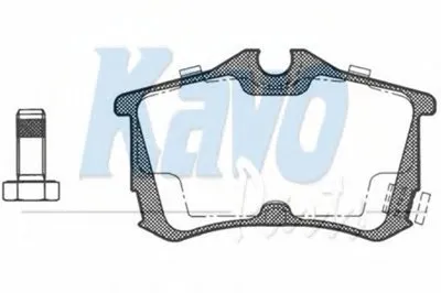 Комплект тормозных колодок, дисковый тормоз MK KASHIYAMA KAVO PARTS купить