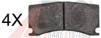 Комплект тормозных колодок, дисковый тормоз A.B.S. купить