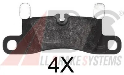 Комплект тормозных колодок, дисковый тормоз A.B.S. купить