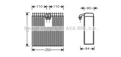 Испаритель, кондиционер AVA QUALITY COOLING купить