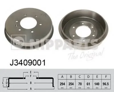 Тормозной барабан NIPPARTS купить