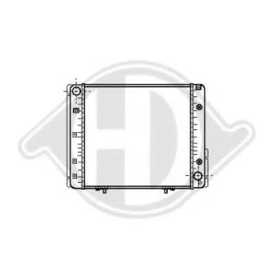 Радиатор, охлаждение двигателя DIEDERICHS купить