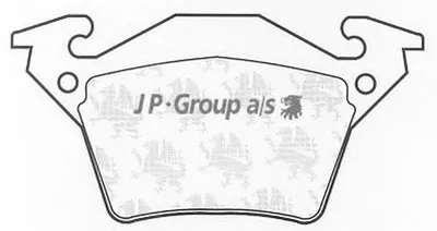 Комплект тормозных колодок, дисковый тормоз QH JP GROUP купить