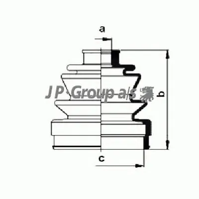 Комплект пылника, приводной вал QH JP GROUP купить