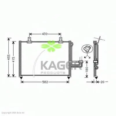Конденсатор, кондиционер KAGER купить