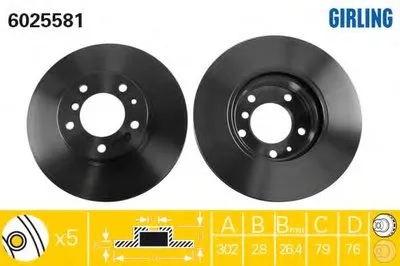 Тормозной диск GIRLING купить