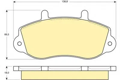 Комплект тормозных колодок, дисковый тормоз GIRLING купить