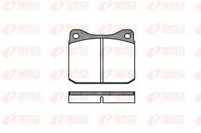 Комплект тормозных колодок, дисковый тормоз KAWE купить