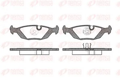 Комплект тормозных колодок, дисковый тормоз KAWE купить