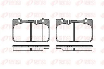 Комплект тормозных колодок, дисковый тормоз KAWE купить