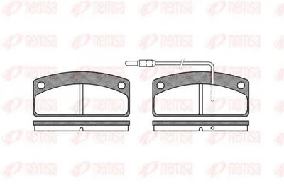 Комплект тормозных колодок, дисковый тормоз KAWE купить